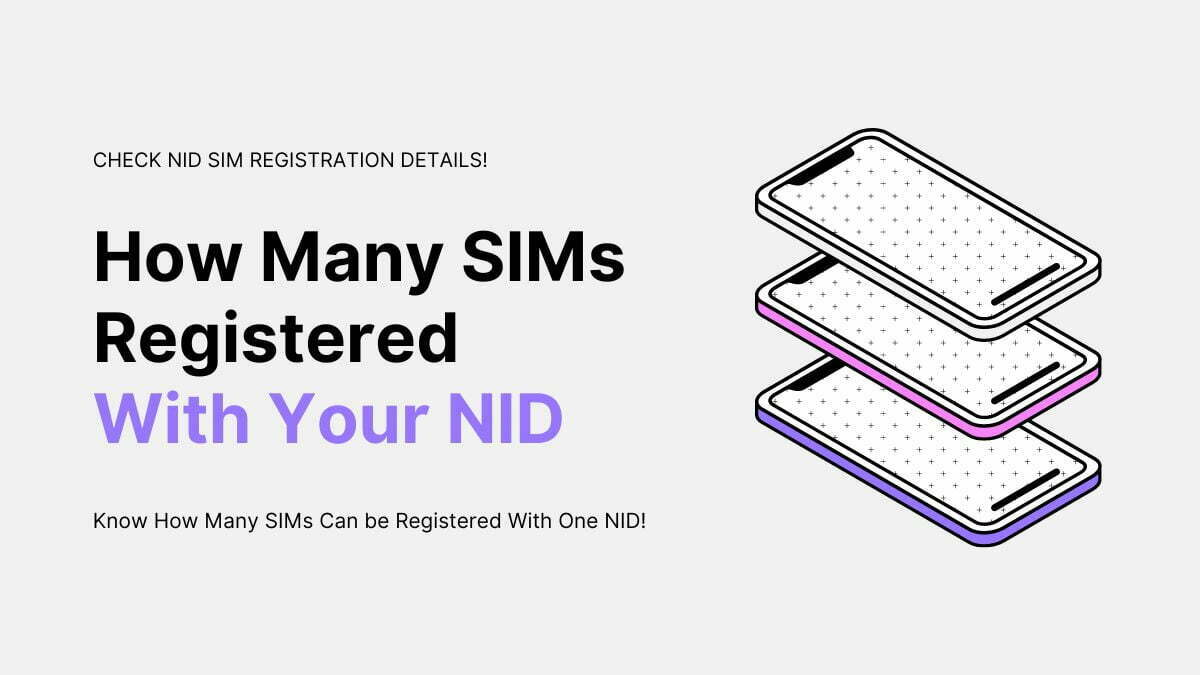 How To Check NID SIM Registration Details