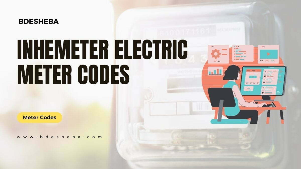 Inhemeter Electric Meter Codes