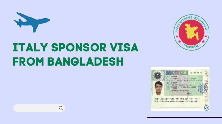 italian tourist visa for bangladeshi