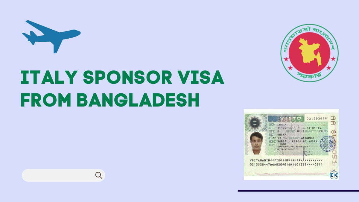 Italy Sponsor Visa From Bangladesh