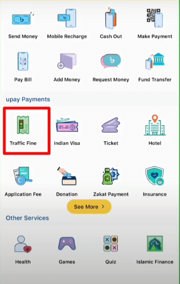 Traffic Fine Pay By Upay App