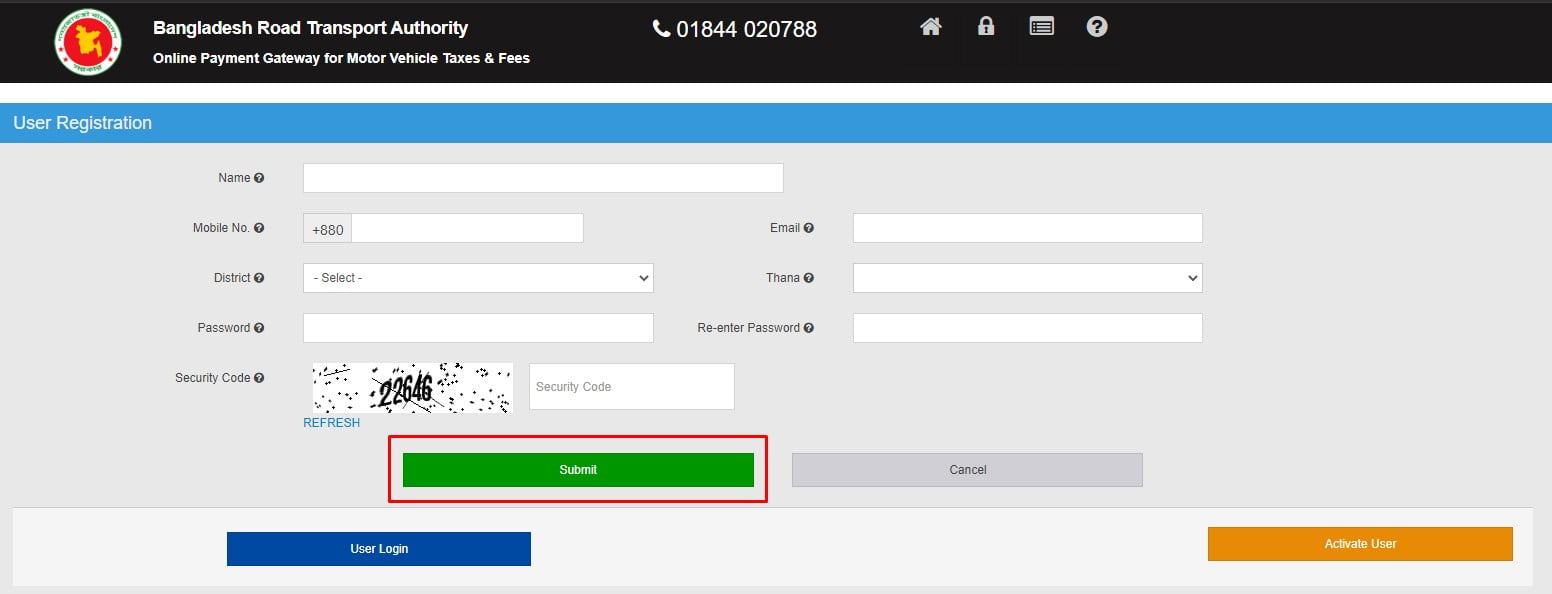 Bike Tax Token Renewal Online