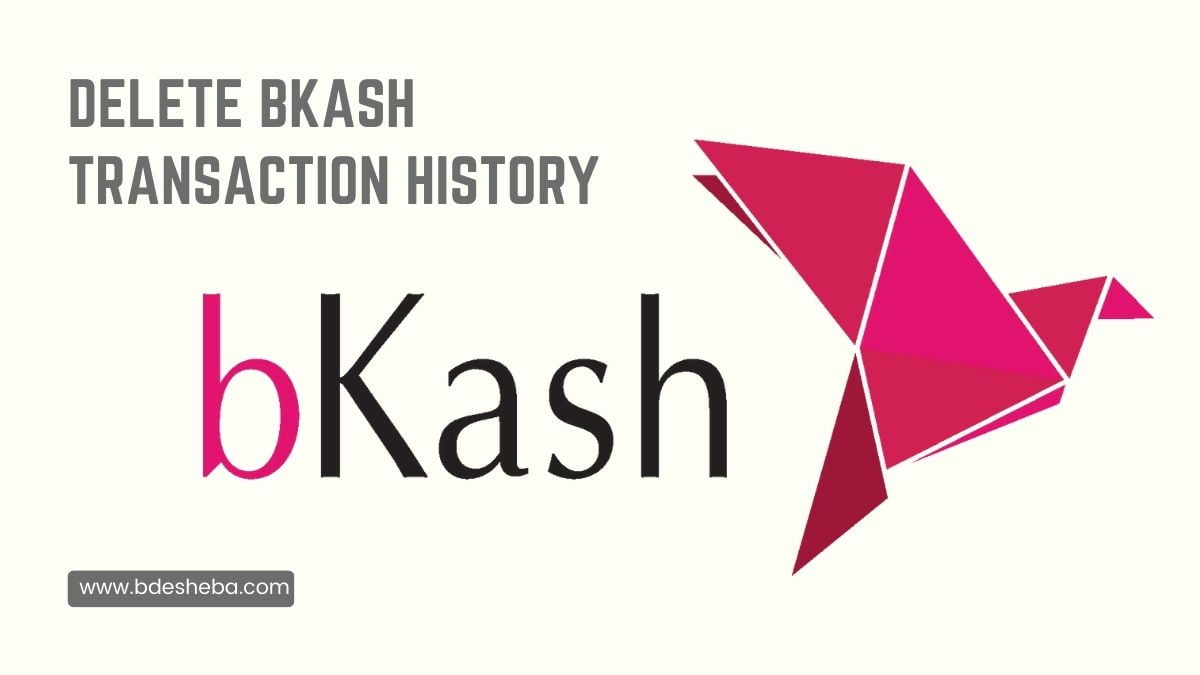 Delete Bkash Transaction History