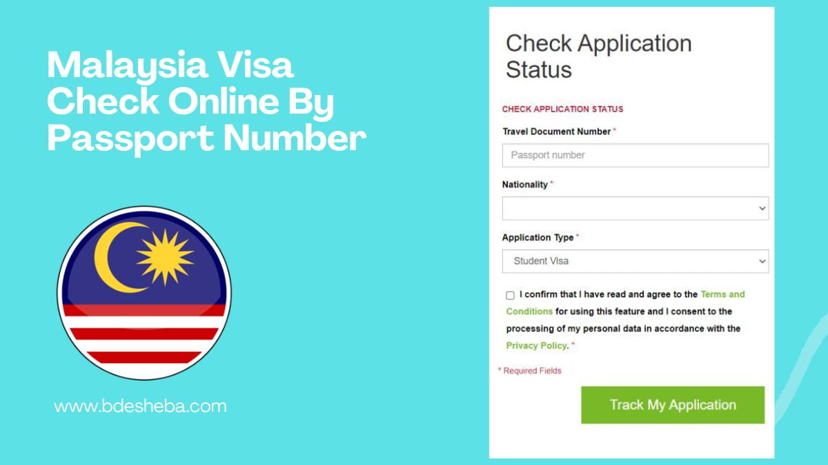 malaysia visit visa tracking by passport number