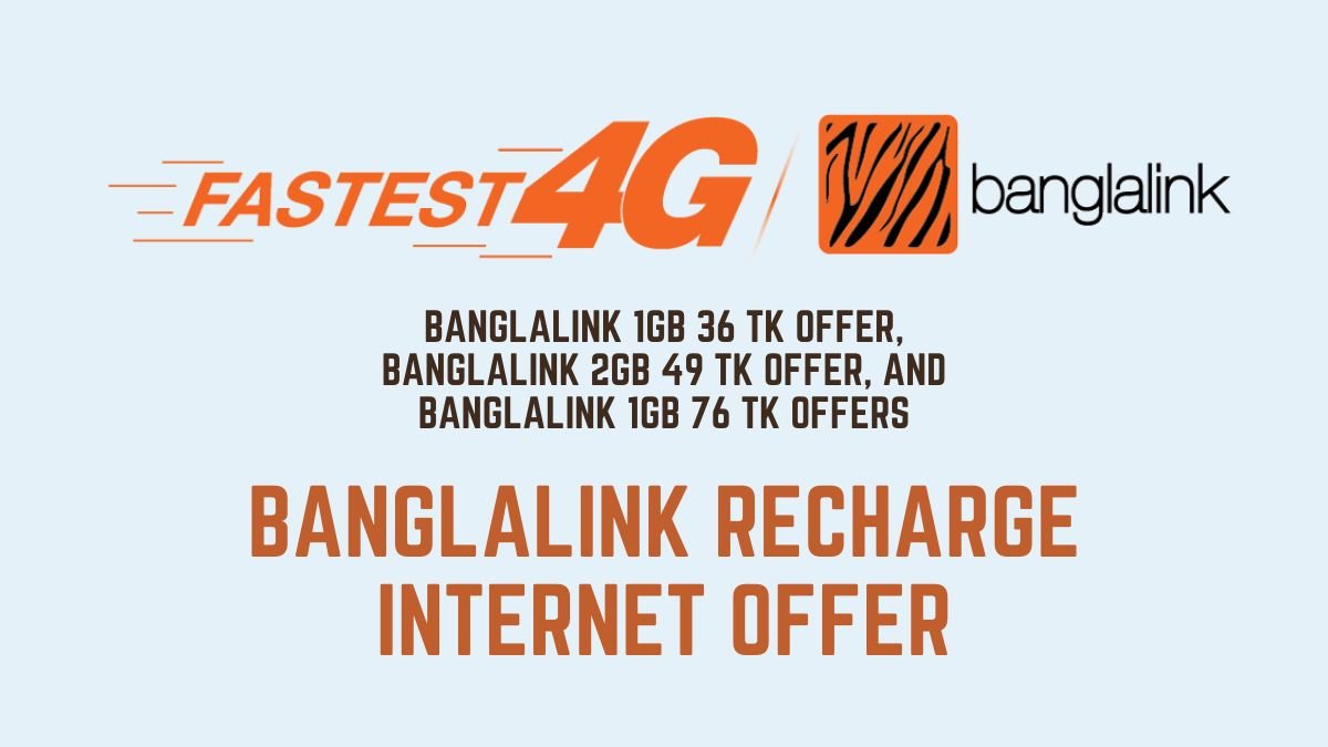 Banglalink Recharge Internet Offer