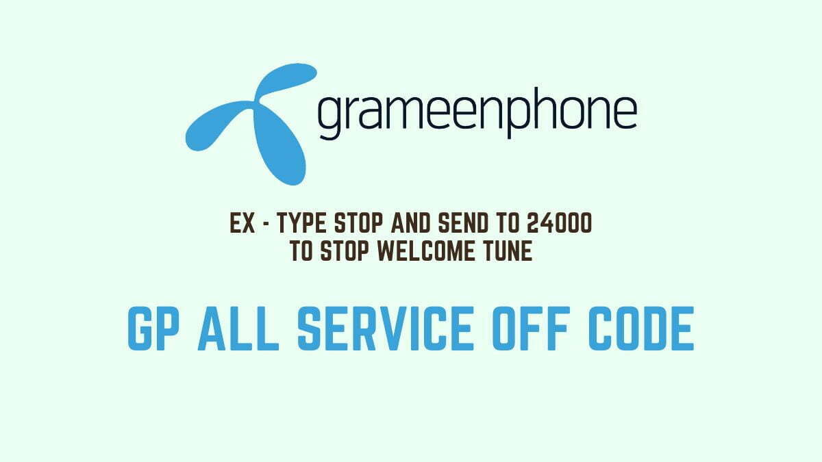GP All Service Off Code