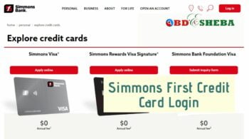 Simmons First Credit Card Login