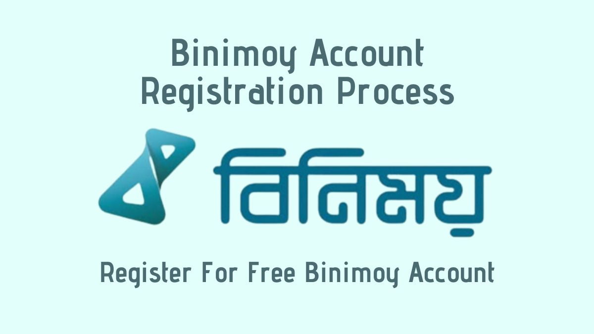 Binimoy Account Registration Process