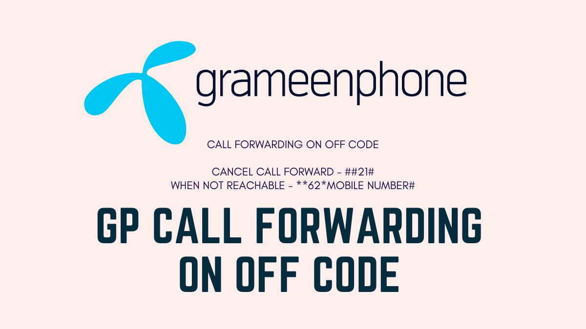GP Call Forwarding On Off Code