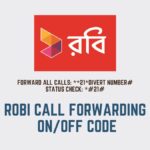 Robi Call Forwarding ON OFF Code