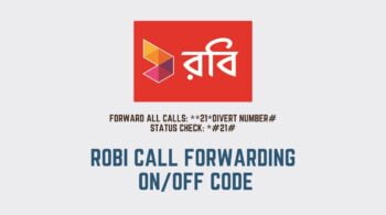 Robi Call Forwarding ON OFF Code