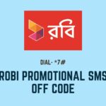 Robi Promotional SMS Off Code