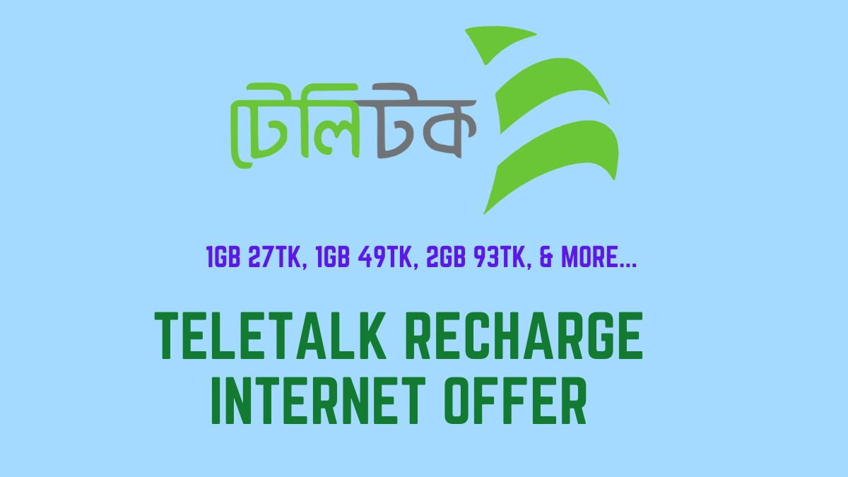 Teletalk Recharge Internet Offer